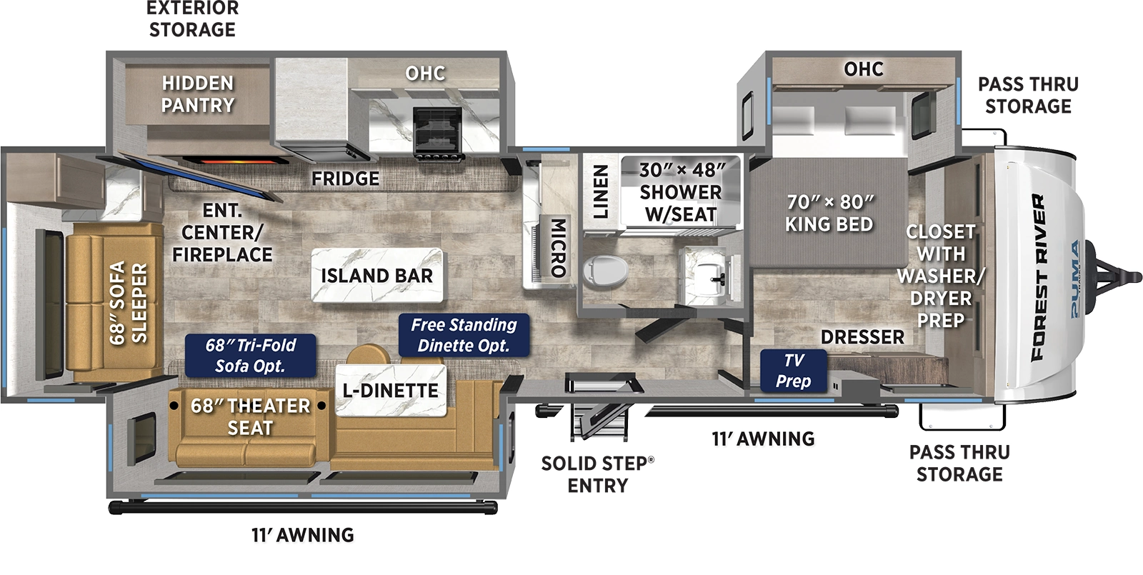 3380RLBT Floorplan Image